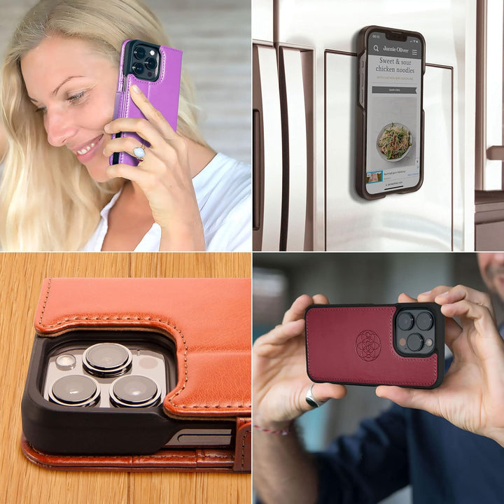 Dreem Fibonacci iPhone 14 Pro Geldbörsen-Hülle / 2-in-1 Stossfestes MagSafe Case und abnehmbares Lux