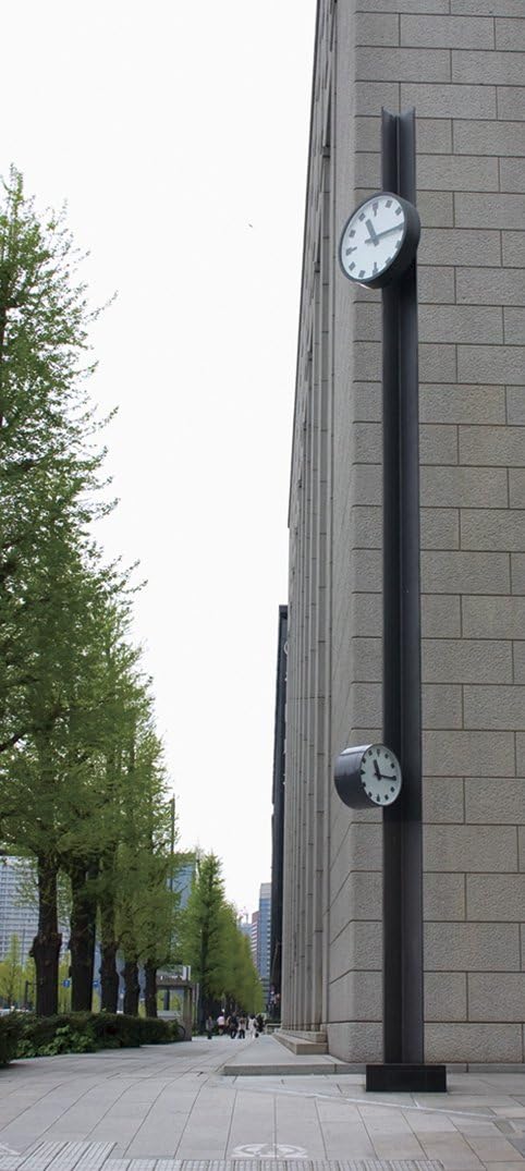 Lemnos WR12-04 Riki- Hibiya Clock klein Durchmesser: 20,4 cm, Durchmesser: 20,4 cm