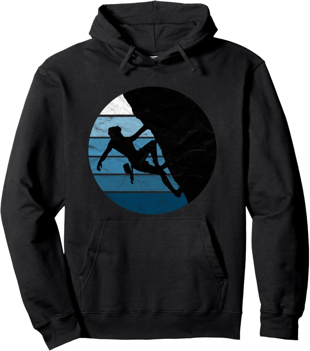 Klettern Freeclimbing Bergsteigen Bouldern Pullover Hoodie