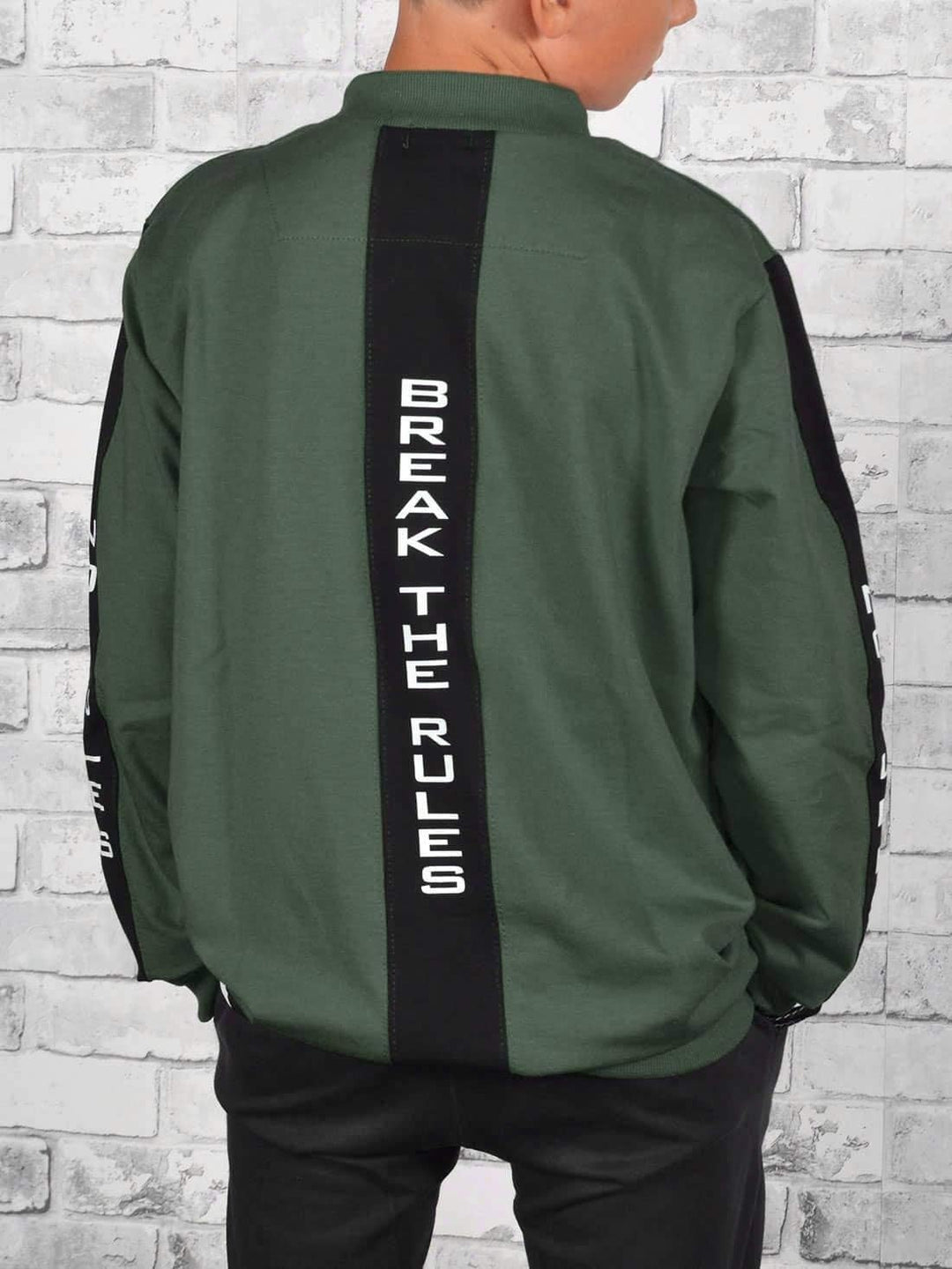 BEZLIT Jungen Kinder Hoodie Pullover Sweatjacke 30238, 104 Olivegrün
