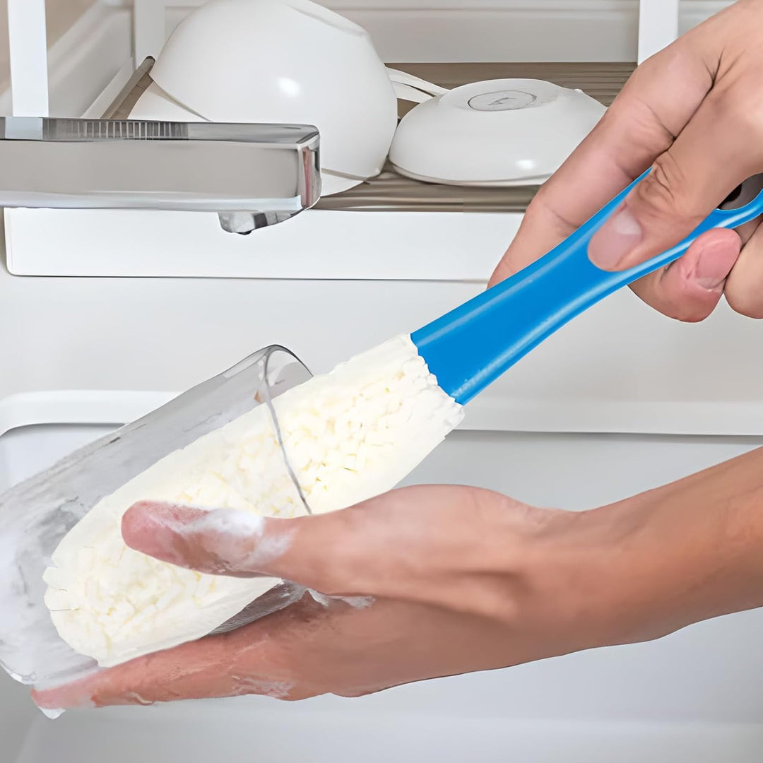 Dekanter-Reinigungsbürsten-Set, flexibles Flaschenbürsten-Set mit Reinigungsperlen für Weindekanter,