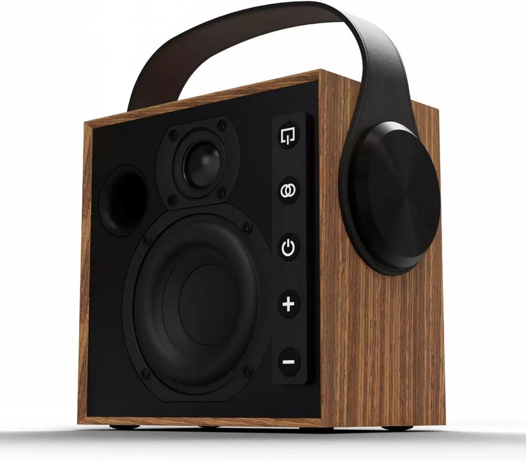 Morel Biggie HiFi Lautsprecher kabellos Bluetooth Speaker mit DSP Sound 2-Wege Bassreflex System kom