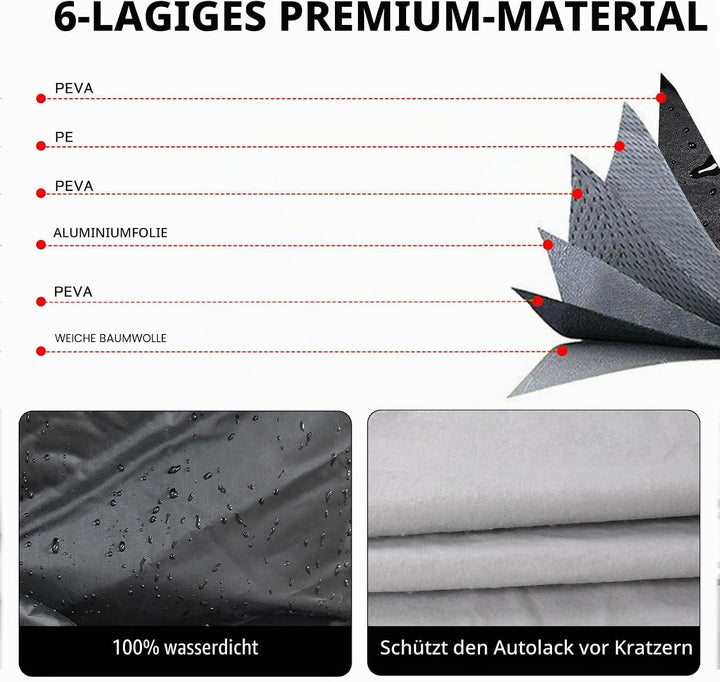 Autoabdeckung Wasserdicht Passend für Ligier JS50 JS60 2012-2025, Atmungsaktiv Vollgarage Autoplane