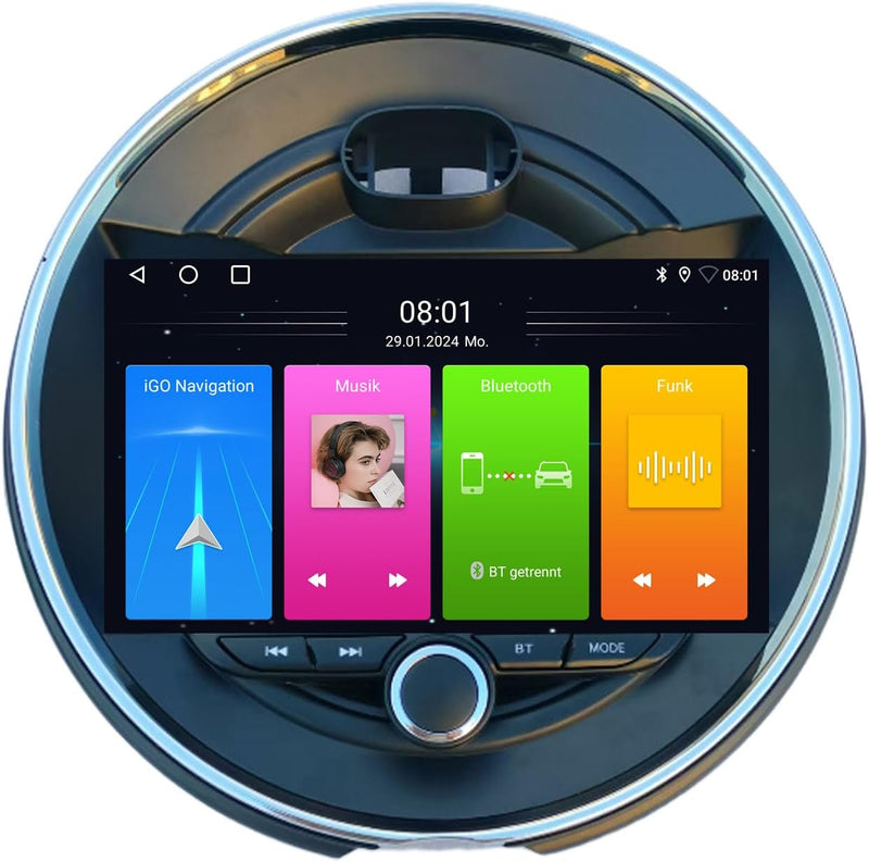 Auto Radio Autospieler GPS Navi Navigation Carplay/Android Autoradio 9 Zoll HD-Touchscreen, Ersatz f