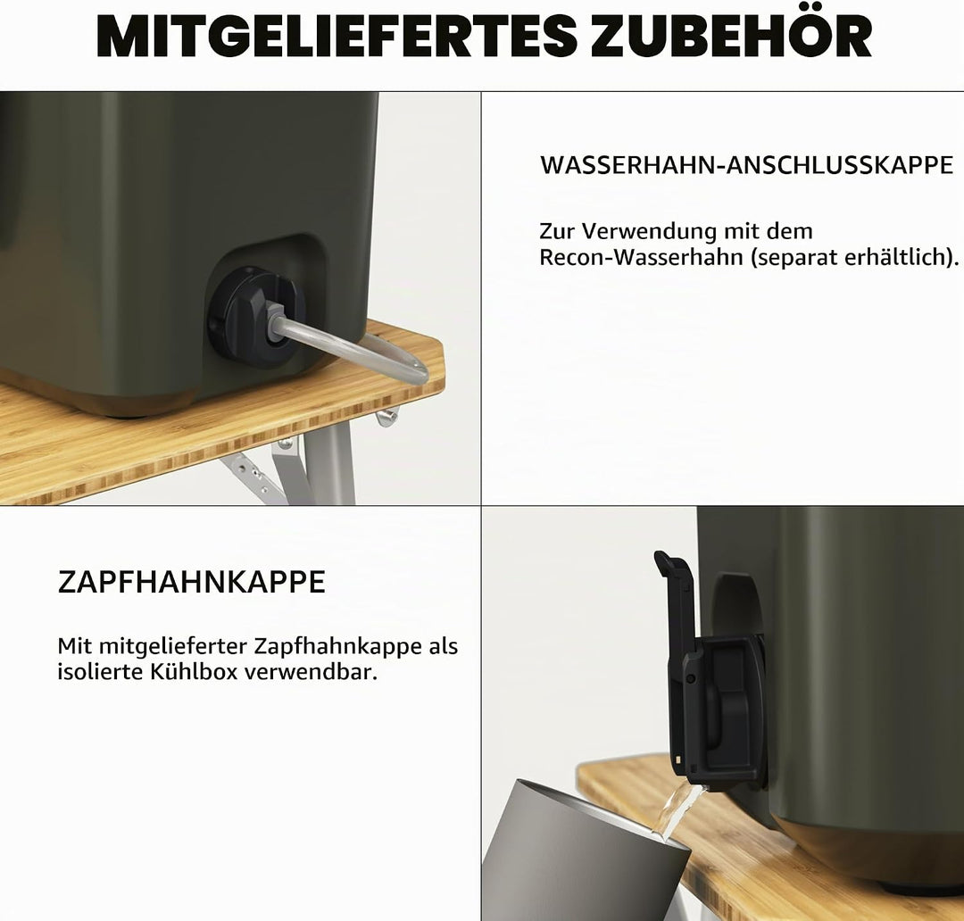 Dometic Recon Hardside - Passive Kühlbox - Wasserhahn Lichen 16L, Lichen 16L