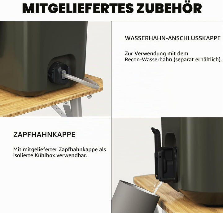 Dometic Recon Hardside - Passive Kühlbox - Wasserhahn Lichen 16L, Lichen 16L