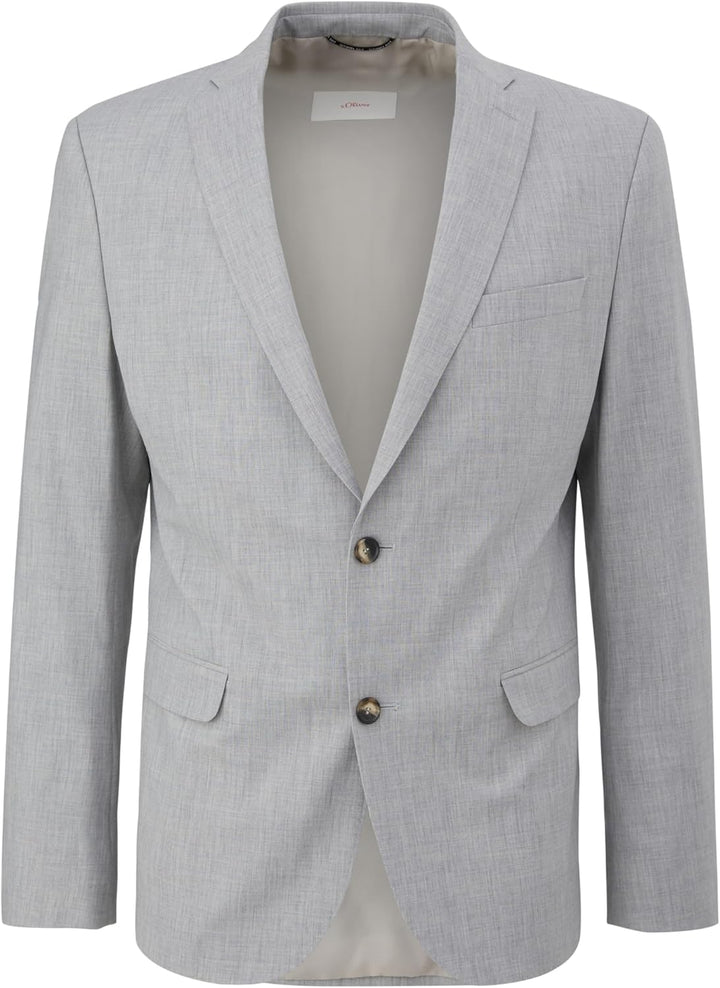 s.Oliver Herren Blazer, 102 Grey/Black 91w3