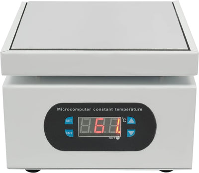 VonVVer Lötstation Heizplatte 150x150mm Mini Heizplatte Löten 500W Klein Heizplatten 400 ℃ Elektrisc