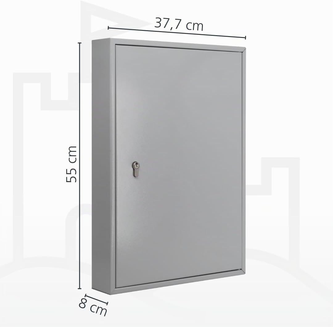 BURG-WÄCHTER 6850/50 PZ Schlüsselschrank, Grau, 50, 50