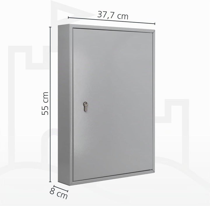BURG-WÄCHTER 6850/50 PZ Schlüsselschrank, Grau, 50, 50