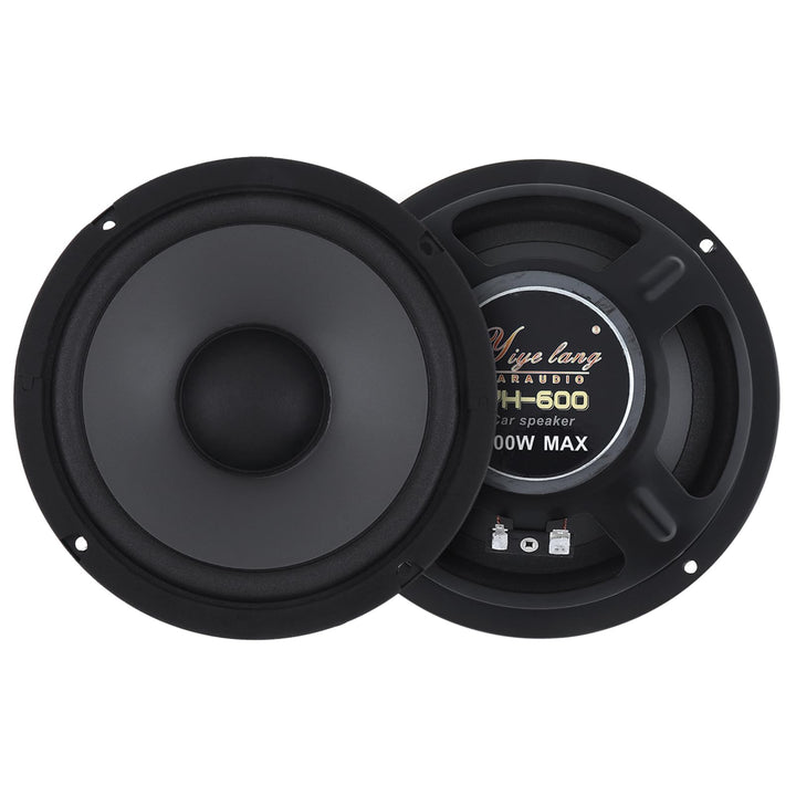 Shkalacar 1 Paar 6,5 Zoll Auto Stereo Lautsprecher, 600W HiFi Lautsprecher mit 2 Wege Lautsprecher,