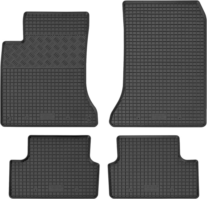 Passgenaue Kofferraumwanne und Gummifussmatten geeignet für B-Klasse (W246) Bj. 2011-2019 EIN Set