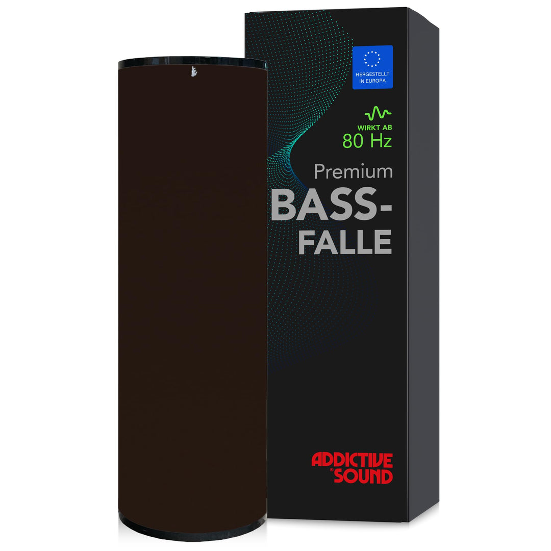 Addictive Sound Premium Schalldämmung Wand 100x30 cm Bassfalle - Akustikpaneele Wand zum Hause, Stud