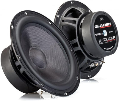 Gladen ONE-T6.1 Appearance Lautsprecher Boxen kompatibel mit VW T6.1 Vordertüren Plug n Play Sound S