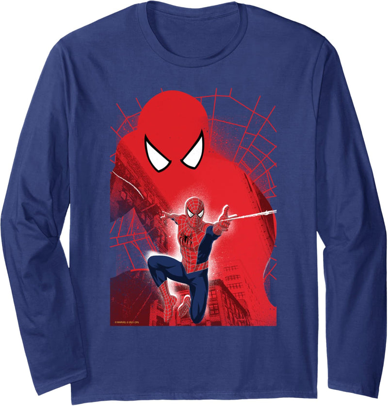 Marvel Spider-Man: No Way Home Friendly Neighborhood Hero Langarmshirt