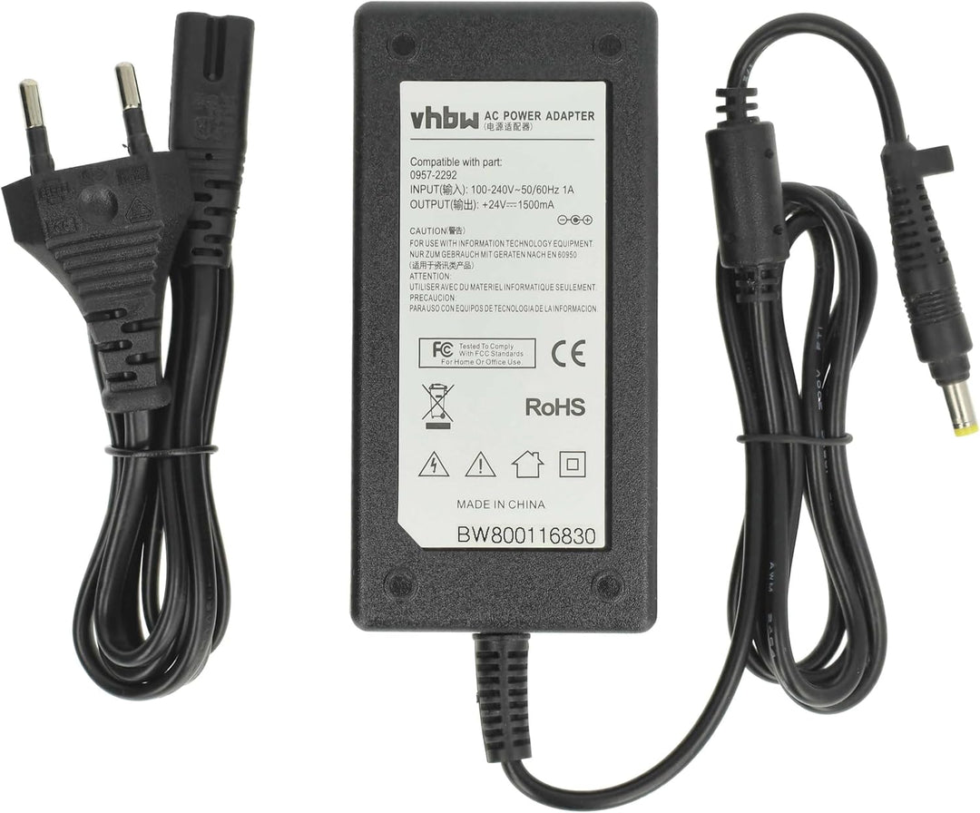 vhbw Netzteil Ersatz für HP 0957-2292 für Scanner