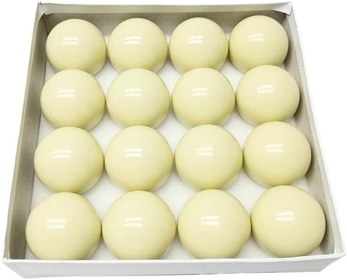 'Teekerwan Cue Ball Size 2 1/4'' Pool Table Billiard Cue Ball Training Ball White Cue Ball 6 oz' Wei