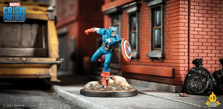 Marvel Crisis Protocol Captain America & The Original Human Torch