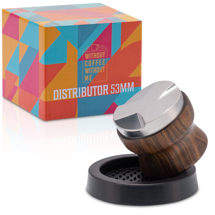 NOUTEN Distributor 53mm höhenverstellbar – Leveler für die perfekte Extraktion - Kaffeeverteiler aus