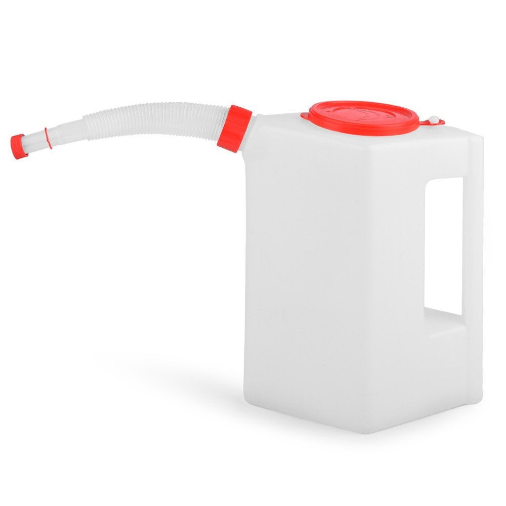 RACEFOXX Kanne, Benzinkanne, Füllkanne, 5 Liter, Füllmengenskala, Kanister, Benzin, Einfüllkanne, mi