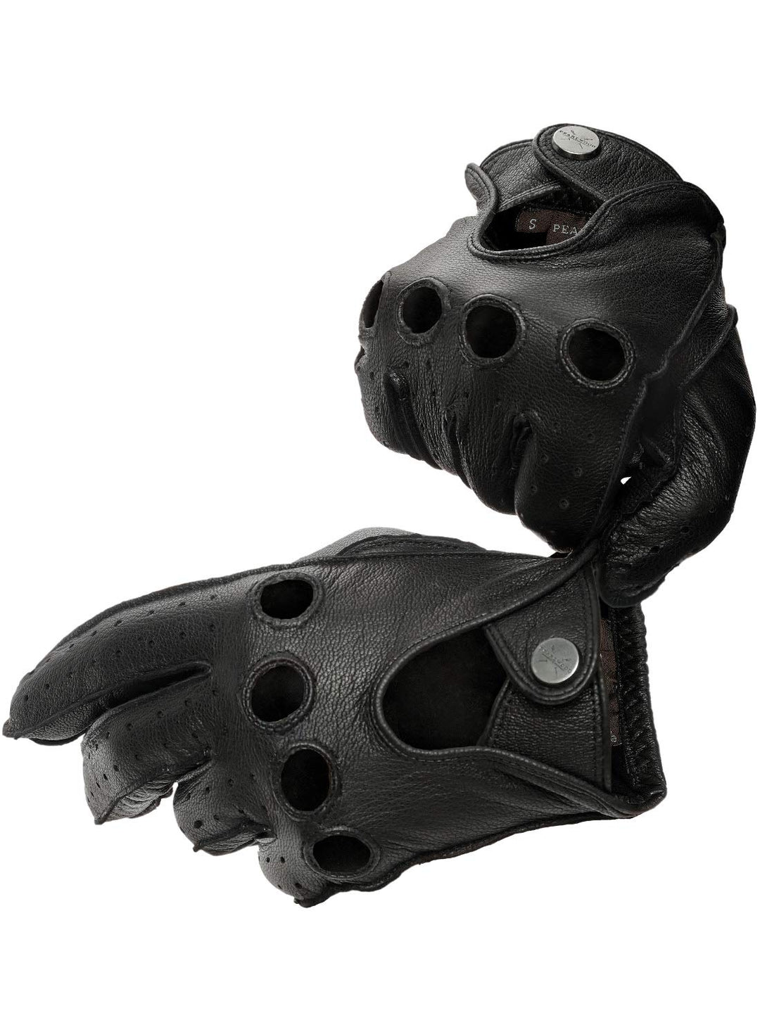 PEARLWOOD Herren Lederhandschuhe Steve für Autofahrer aus Ziegenleder L (9.5) black (200), L (9.5) b