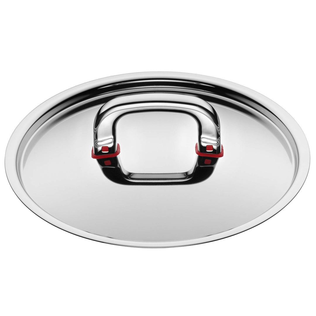WMF Premium One Topfdeckel 20 cm, Metalldeckel mit Dampföffnung, Cromargan Edelstahl poliert, Cool+