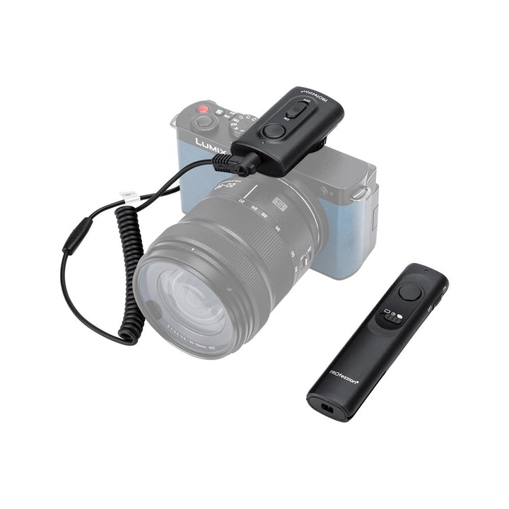 PROfezzion 165ft Kabelloser Fernauslöser für Panasonic S9, G100D,16 Kanäle, Reichweite 50m, Klemme K