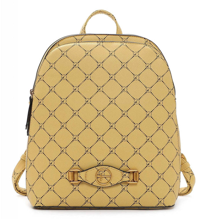 Tamaris Rucksack Anastasia Buckle 32585 Damen Rucksäcke Print mustard 451 Einheitsgrösse, mustard 45
