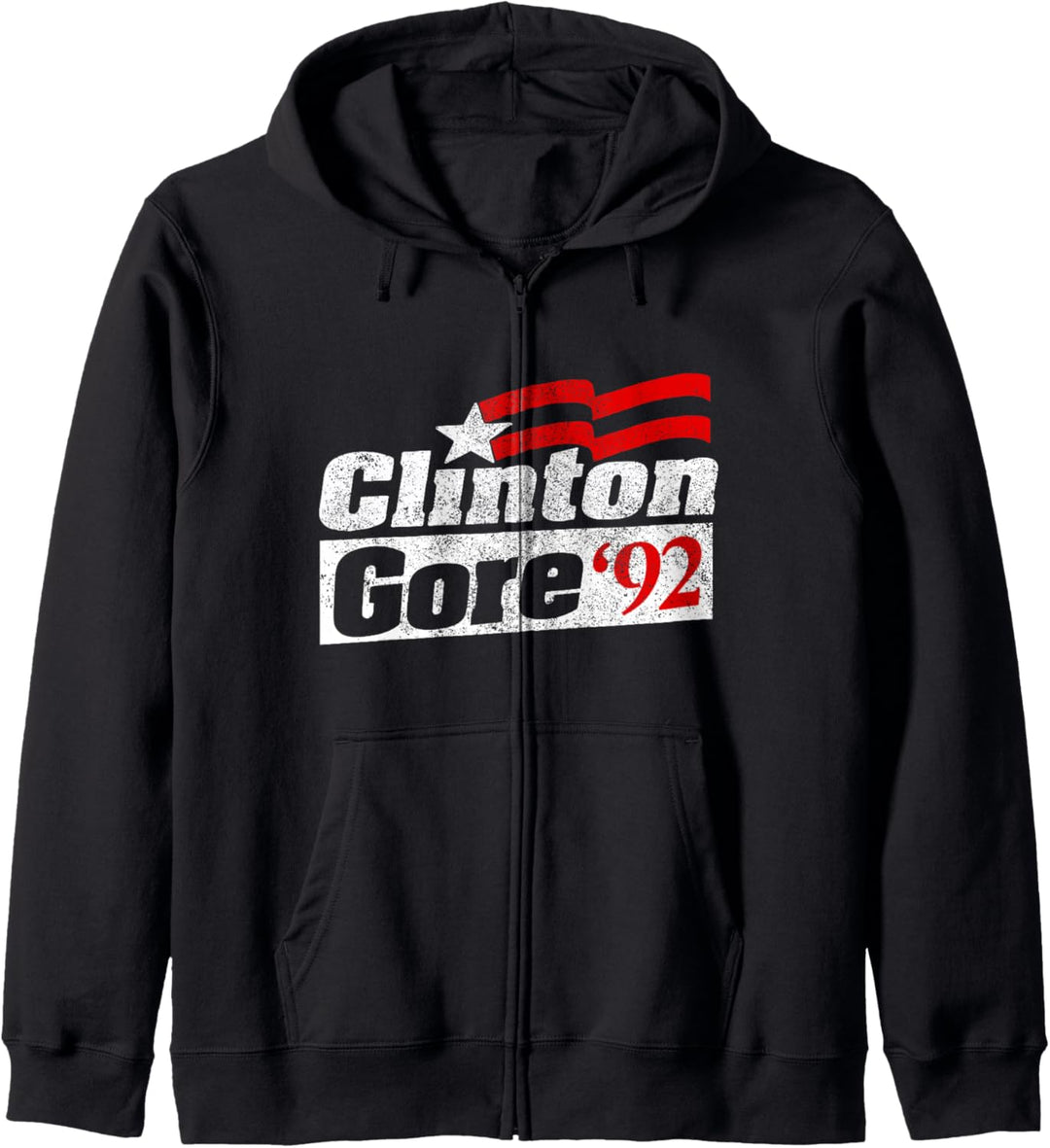 Clinton Gore Shirt Vintage Retro Geschenk Bill Clinton 1992 Kapuzenjacke