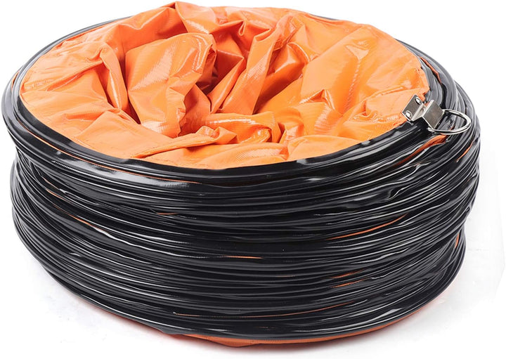 KAUITOPU Baugebläse, ø250mm Axialgebläse mit 10 m PVC-Kanal Industrielüfter für Fabriken Kellern Bau