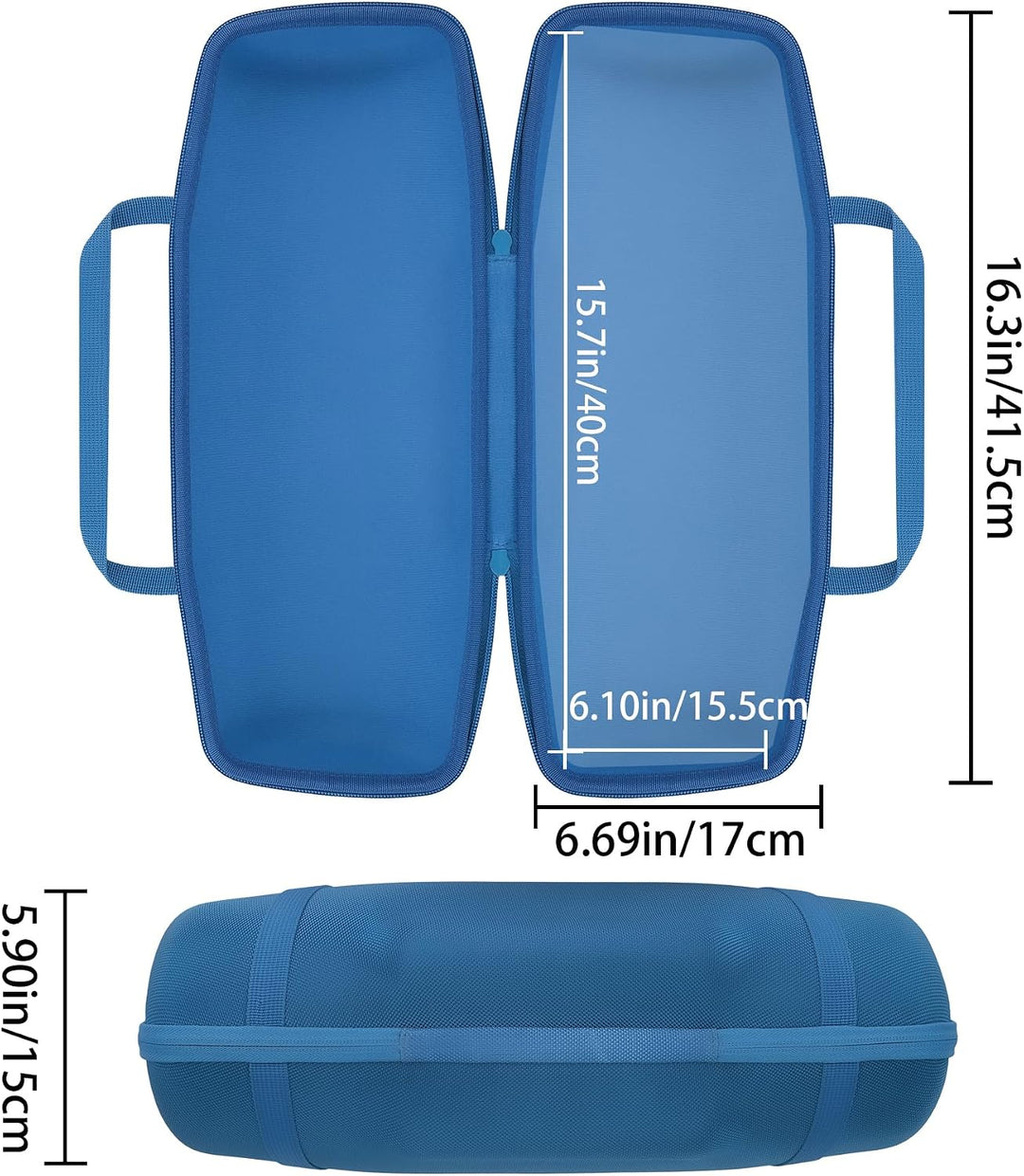co2CREA Hart Reise Schutz Hülle Etui Tasche für JBL Xtreme 4 Tragbarer Bluetooth Lautsprecher,Nur Ta