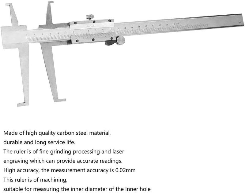 Messschieber National Industrial Grade Double Inner Groove Messschieber Interne Testkarte Gauge(9-20