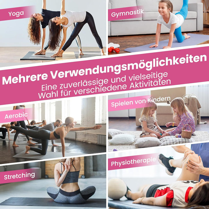 COSTWAY 300 x 120 x 5 cm Weichbodenmatte, Gymnastikmatte klappbar, Turnmatte aus PU mit Kletterversc
