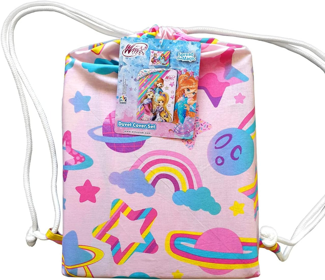 Halantex Winx Bett Set Baumwolle Bettbezug 140x200cm Und Kissenbezug 70x90cm Original…