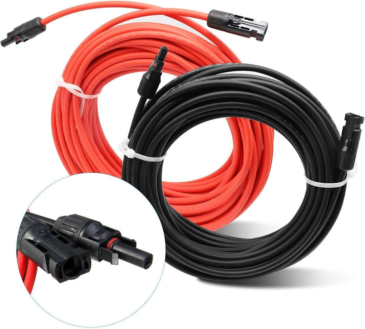 Solarkabel Verlängerung 15m,Solarkabel 4mm²,Solarkabel Verlängerungskabel,Photovoltaik Solarkabel So