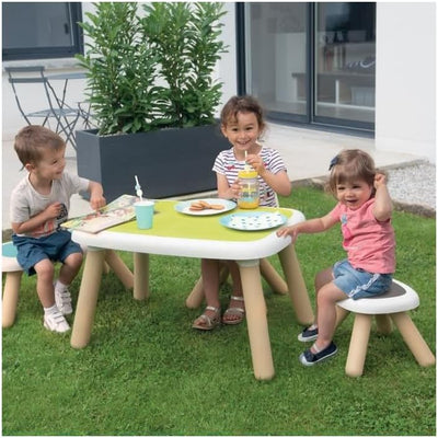 Smoby - Kid Hocker -softgrey – Design Kinderhocker für Kinder ab 18 Monaten, für Innen und Aussen, K