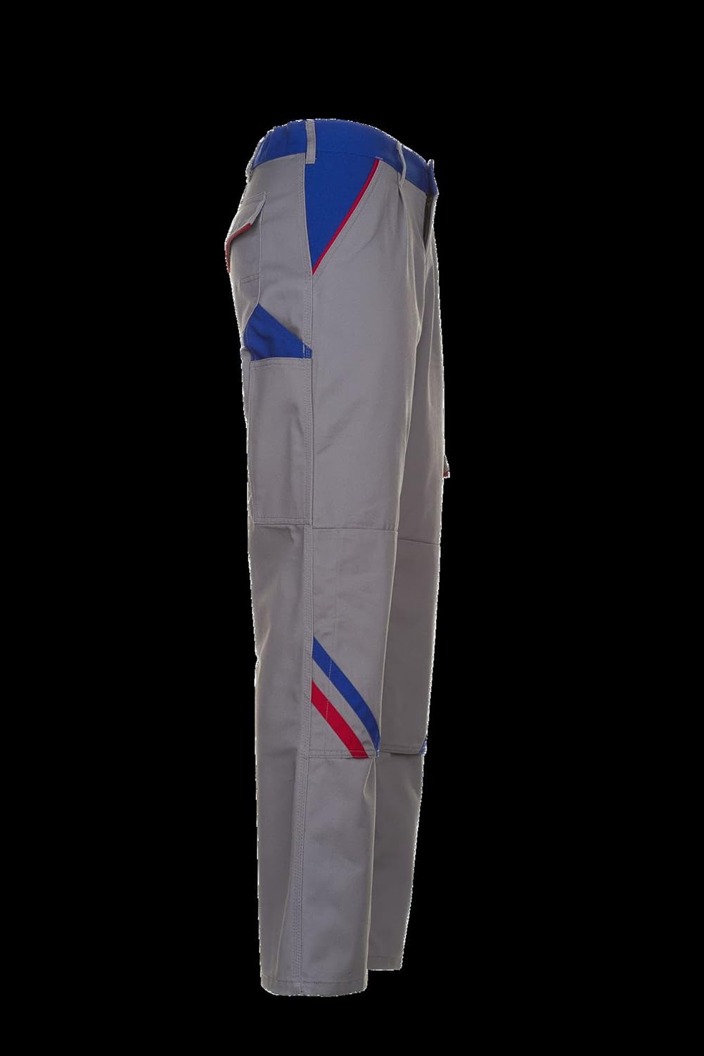 Planam Highline Herren Bundhose Zink Kornblau rot Modell 2323, Grösse 54 Zink/Kornblau/Rot 54, Zink/