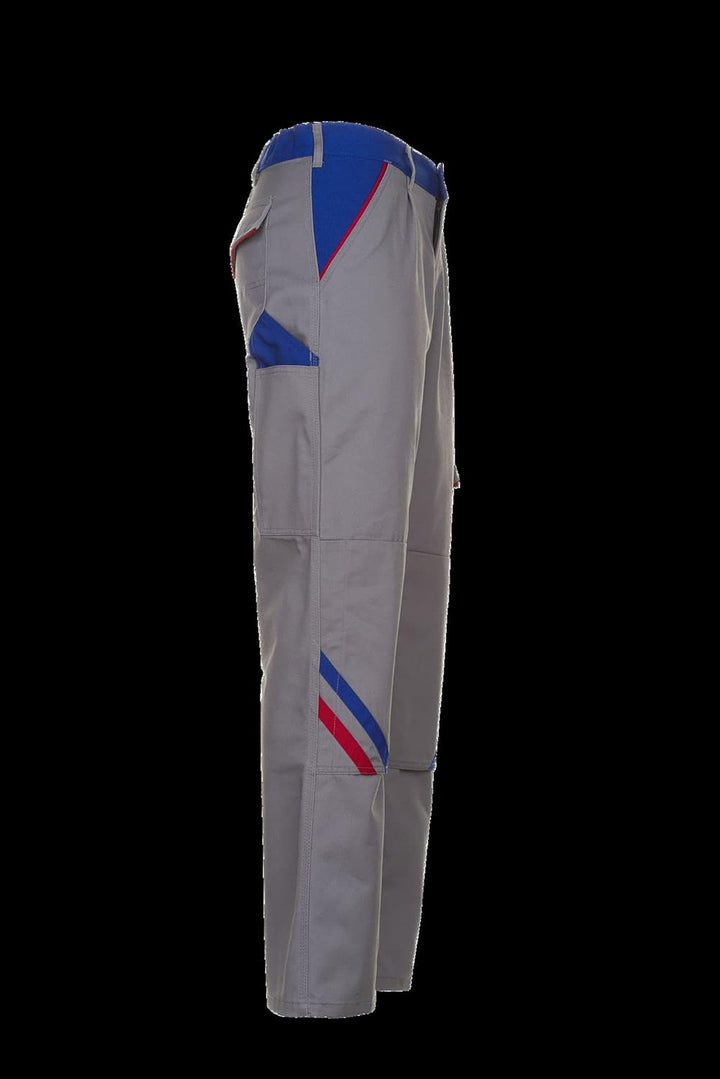 Planam Highline Herren Bundhose Zink Kornblau rot Modell 2323, Grösse 54 Zink/Kornblau/Rot 54, Zink/