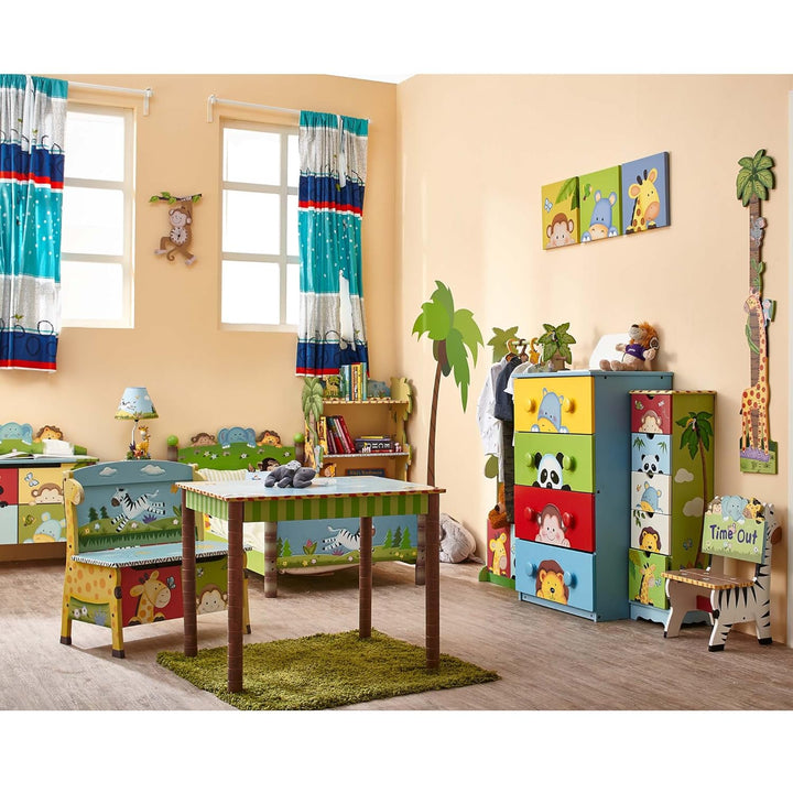 Kinderbücherregal Kinderregal Schlafzimmer Sunny Safari Fantasy Fields W-8268A