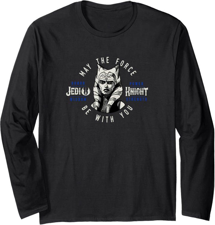 Star Wars Ahsoka Grey One May The Force Be With You Langarmshirt