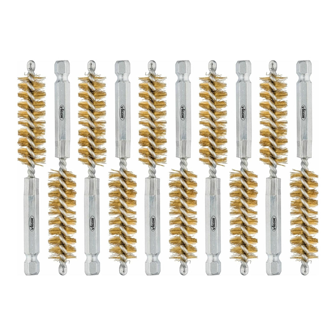 Vigor V4646M-13 Messingbürsten-Set, 13 mm, 13 mm