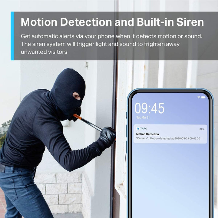 TP-Link Tapo C310 Überwachungskamera Aussen, WLAN IP Kamera, 3MP Hochauflösung, 30m Nachtsicht, Bewe