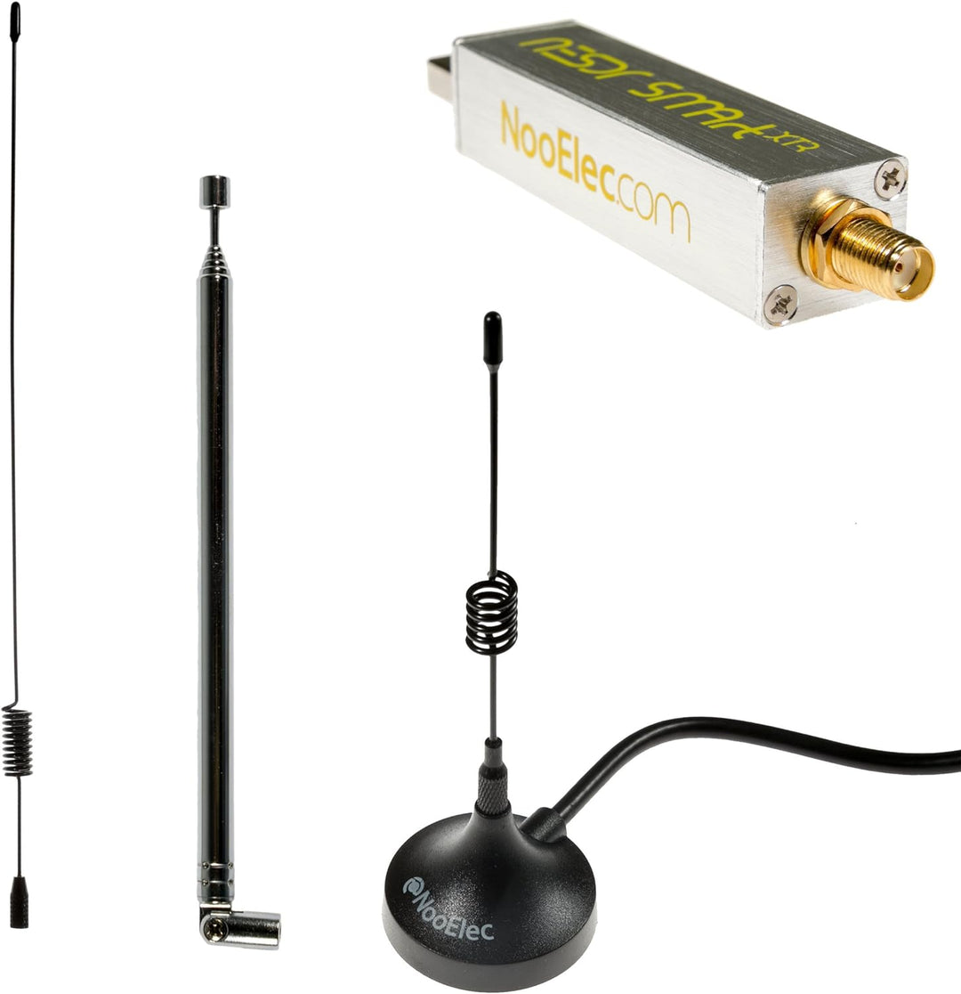 NooElec NESDR SMArt XTR Bündel - Premium RTL-SDR mit erweitertem Abstimmbereich, Aluminiumgehäuse, 0