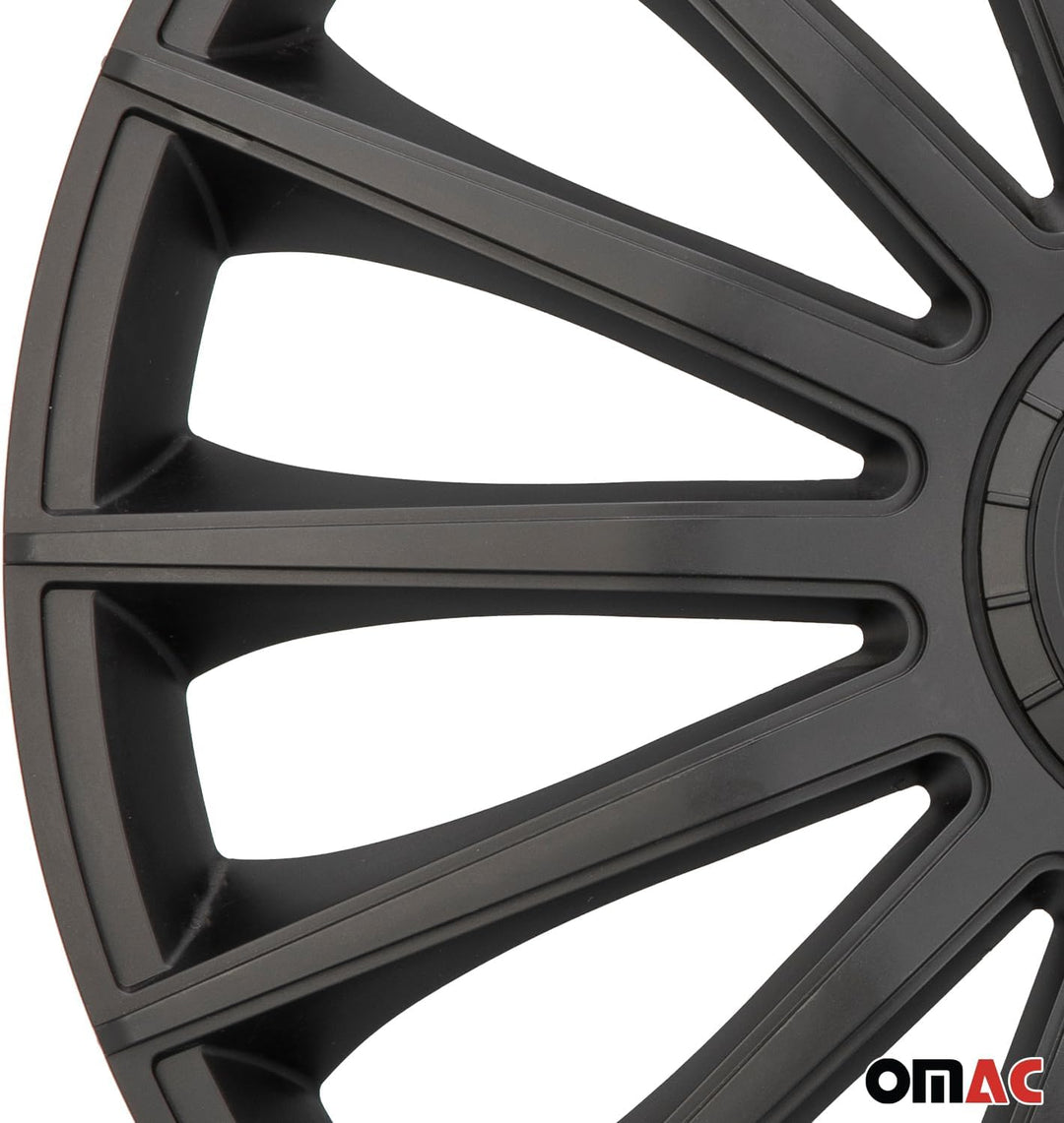 Satz Sparco Radzierblenden Treviso 16-Zoll Schwarz