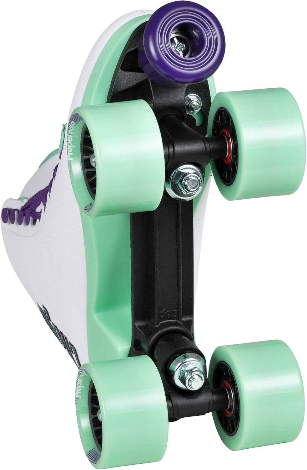 Chaya Rollschuhe Melrose White - Roller Skates für Damen und Herren im Retro-Look für Roller-Disco -