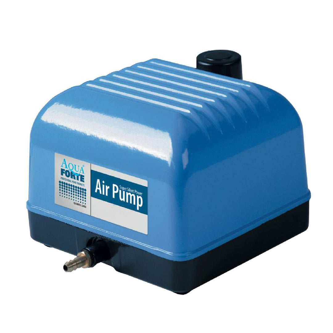 AquaForte Hi-Flow V-60 Luftpumpe, Aluminiumgehäuse, Leise und Leistungsstark, Leistung 35 Watt, Kapa