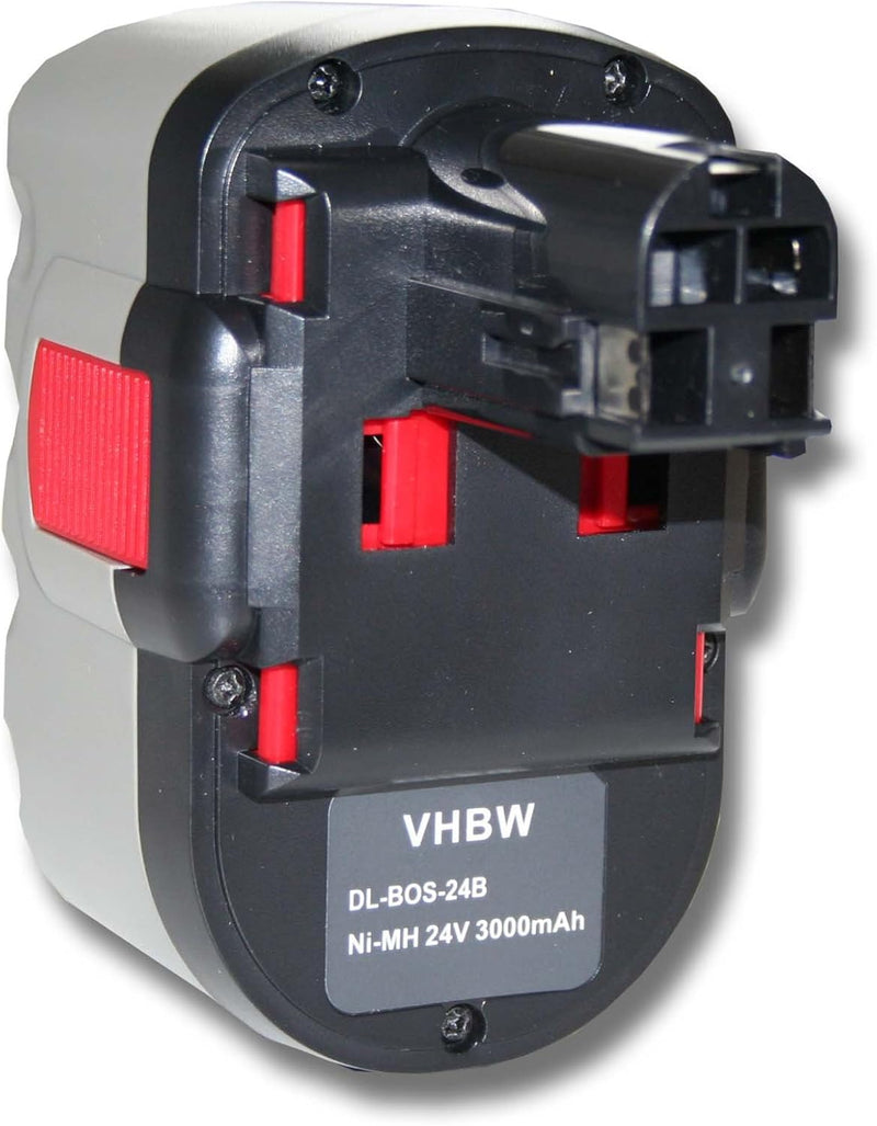 vhbw NiMH Akku 3000mAh (24V) kompatibel mit Elektrowerkzeug Werkzeug Powertools Tools Ersatz für Bos