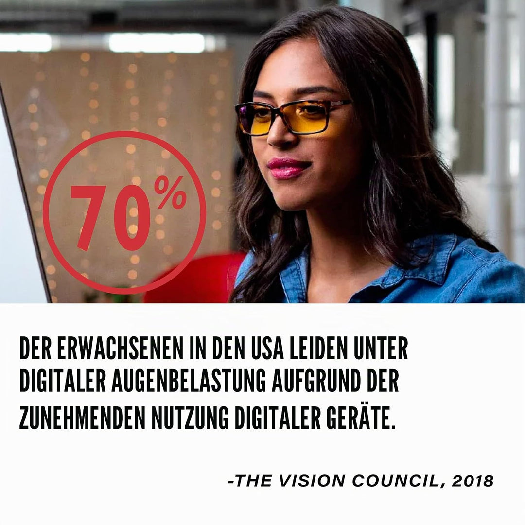 Gunnar Gaming- und Computerbrille - Kids - Razer MOBA (Age 12+), Onyx Rahmen, Amber Linsen, Premium