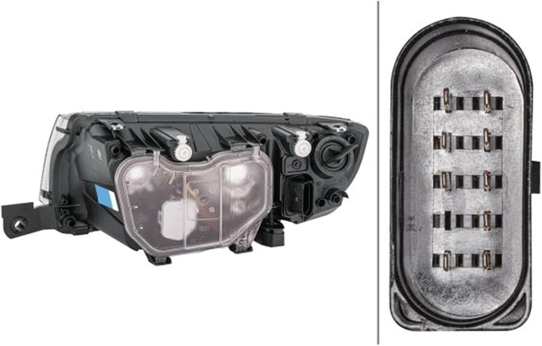 HELLA 1EB 246 018-101 Halogen-Hauptscheinwerfer - rechts - für u.a. Skoda Fabia I Combi (6Y5) Rechts