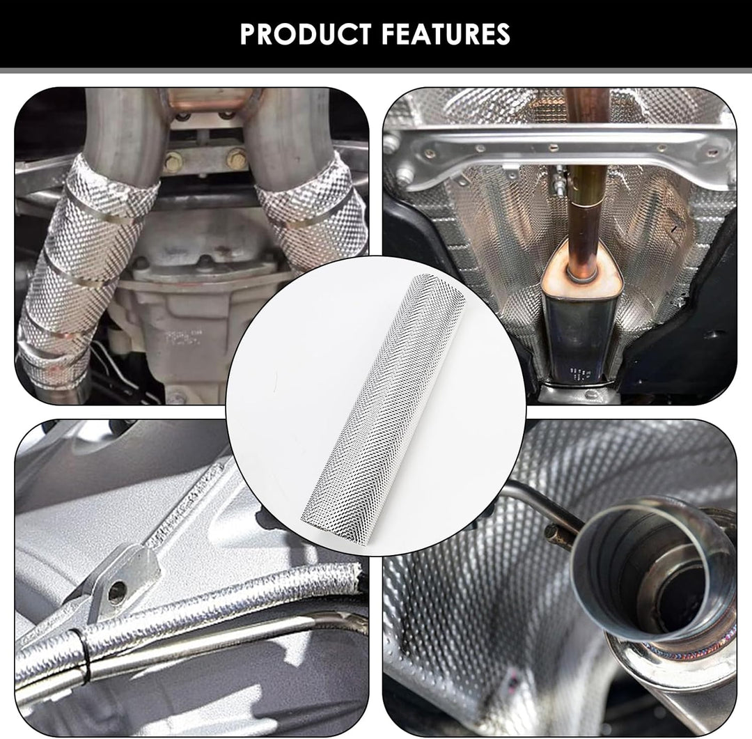 Hitzeschutzblech, Hitzeschutz Hitzeblech Aluminium Motorsport Isolierung, Hitzeschutzblech auspuff,